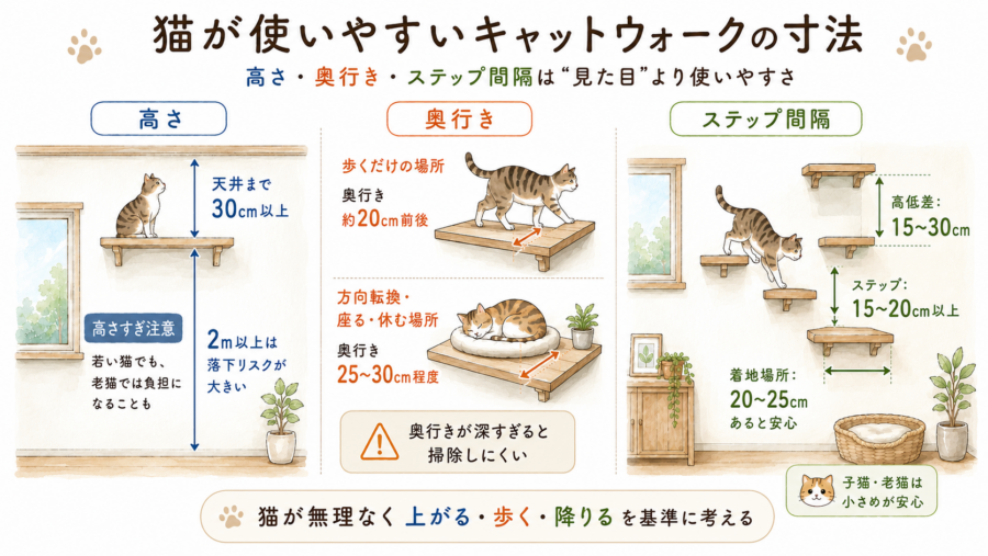 キャットウォークの寸法を一級建築士が解説