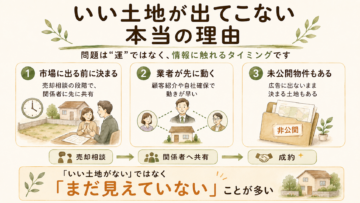 いい土地が出てこない本当の理由 一級建築士が教える良い土地の探し方