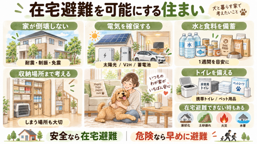 在宅避難を可能にする住宅を、一級建築士が解説